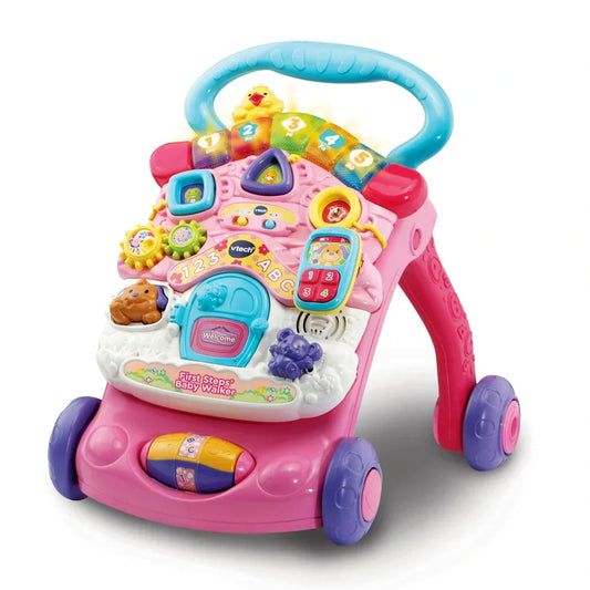 VTech Baby First Steps 2-in-1 Walker – Pink