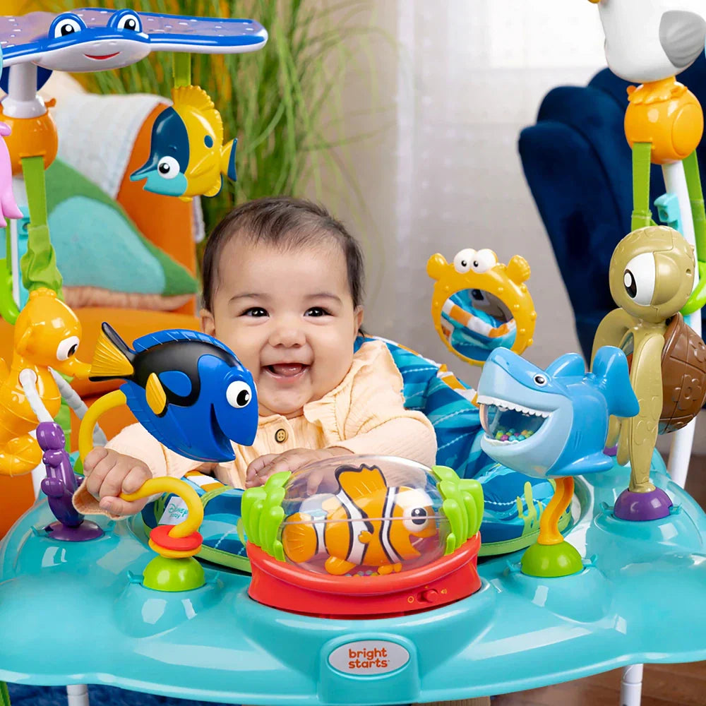 Disney Baby Finding Nemo Sea of Activities Jumper – Interactive Baby Activity Jumper with Lights & Sounds
