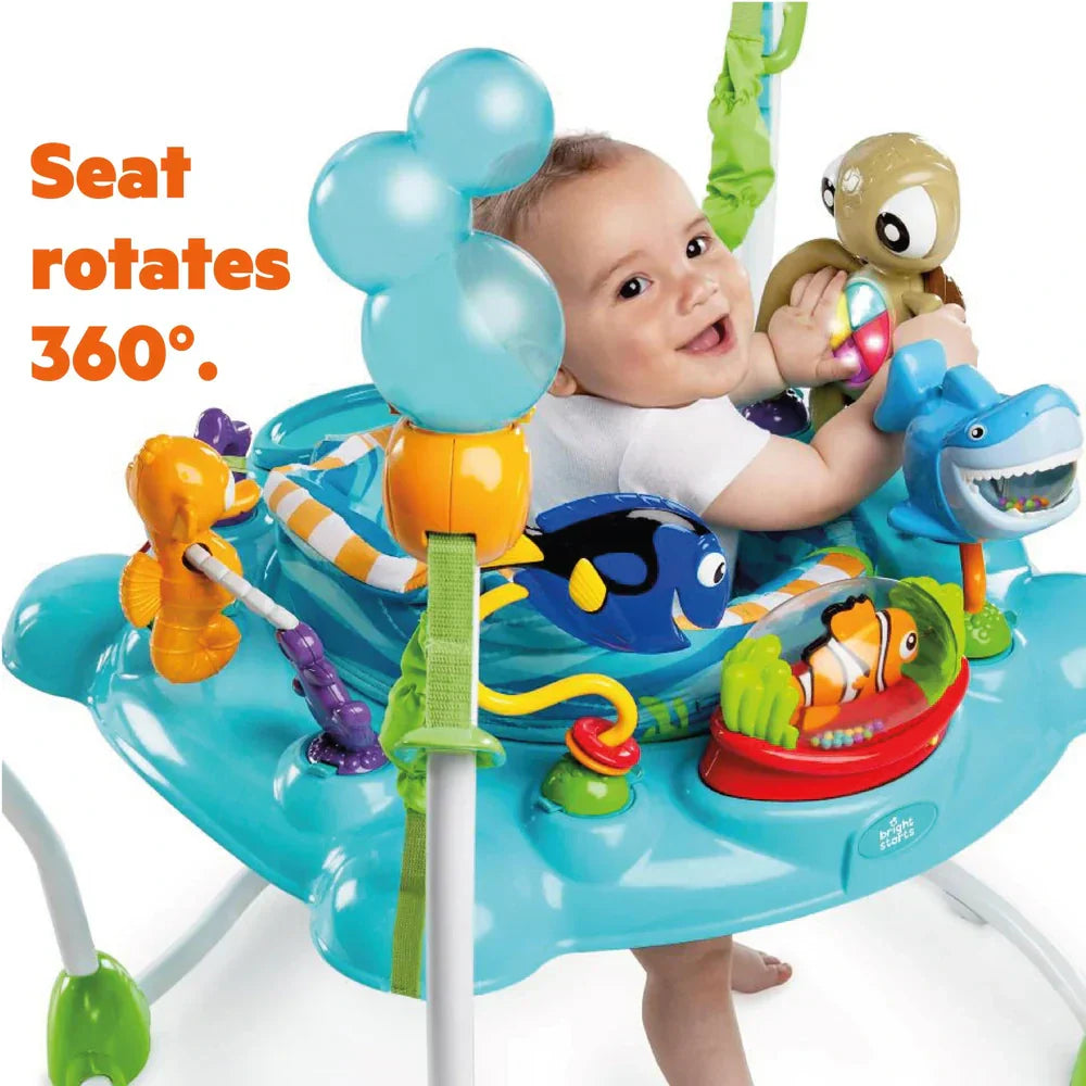 Disney Baby Finding Nemo Sea of Activities Jumper – Interactive Baby Activity Jumper with Lights & Sounds